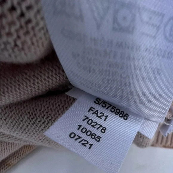 Ann Taylor Womens Size XS Seashell Leopard Print Cotton Long Sleeve Sweater - Picture 4 of 6